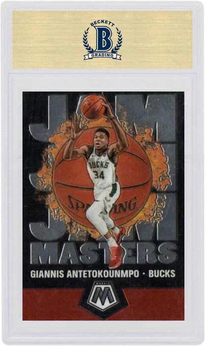 Giannis Antetokounmpo 2019 Panini Mosaic Jam Masters #19 (PSA or BGS Graded)