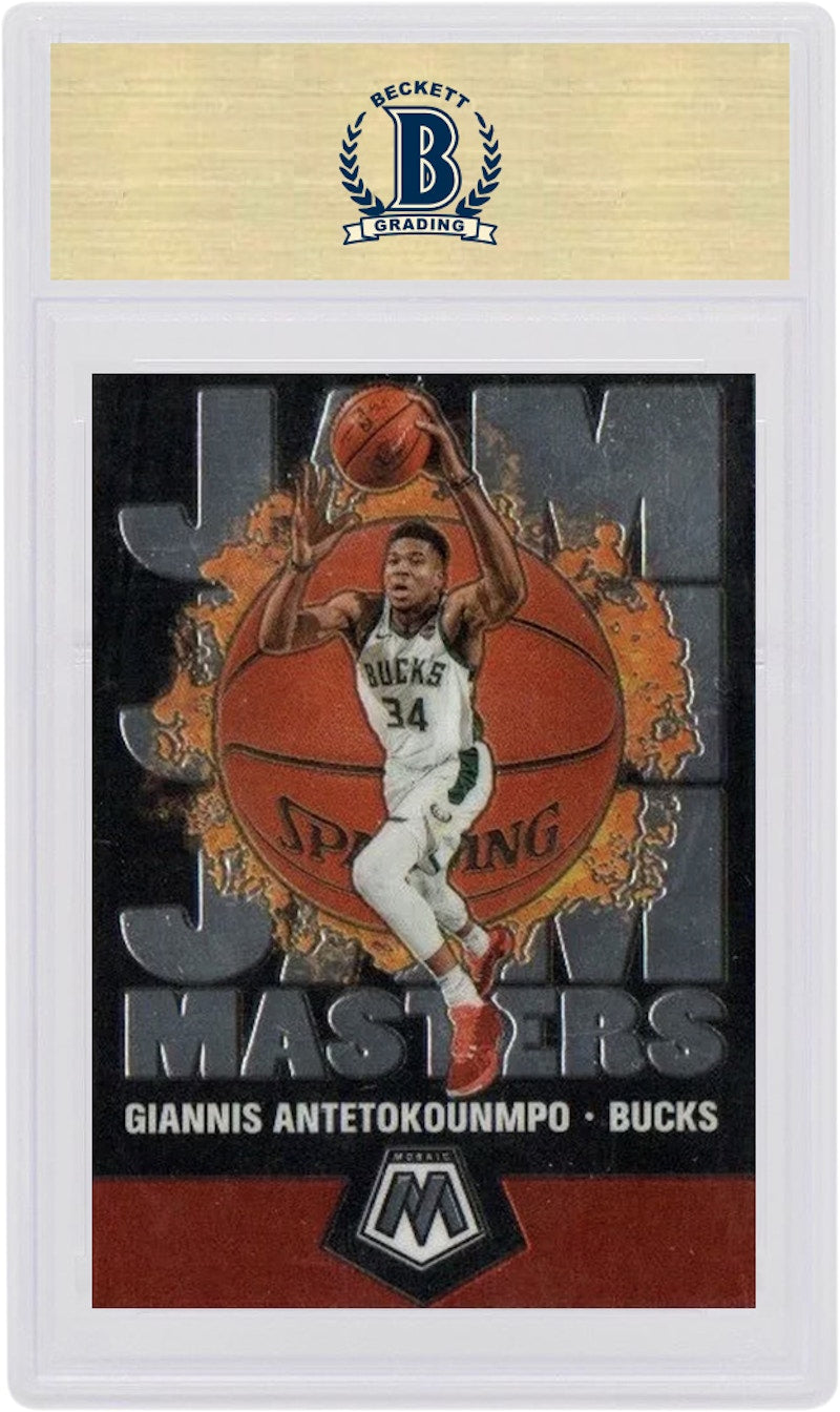 Giannis Antetokounmpo 2019 Panini Mosaic Jam Masters #19 (PSA or BGS Graded)