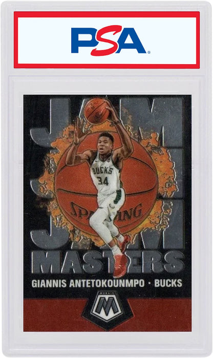 Giannis Antetokounmpo 2019 Panini Mosaic Jam Masters #19 (PSA or BGS Graded)