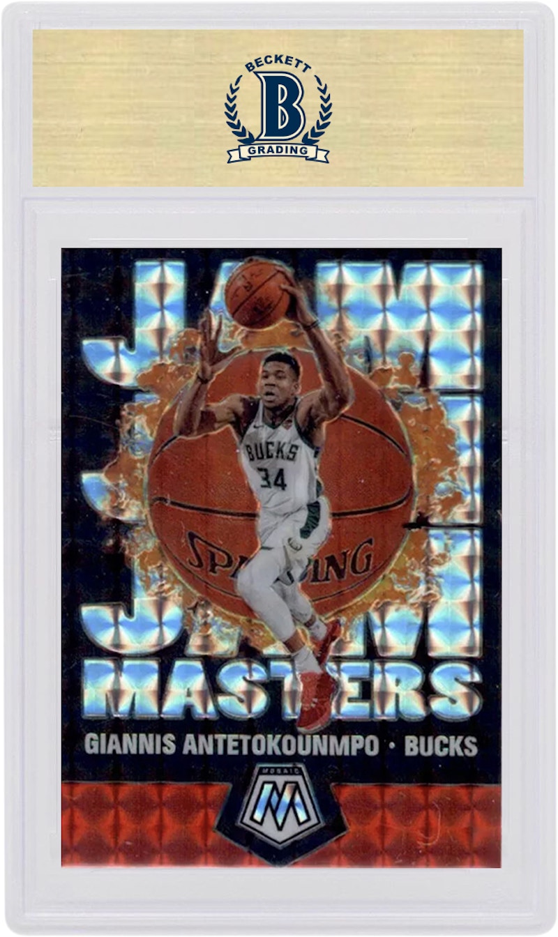 Giannis Antetokounmpo 2019 Panini Mosaic Jam Masters Mosaic #19 (PSA or BGS Graded)