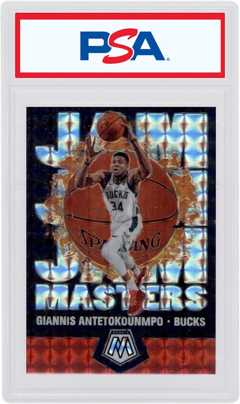Giannis Antetokounmpo 2019 Panini Mosaic Jam Masters Mosaic #19 (PSA or BGS Graded)