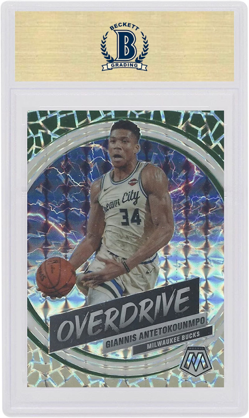 Giannis Antetokounmpo 2019 Panini Mosaic Overdrive #217 (PSA or BGS Graded)