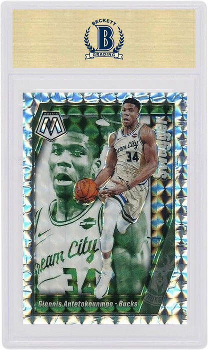 Giannis Antetokounmpo 2019 Panini Mosaic Swagger #9 (PSA or BGS Graded)