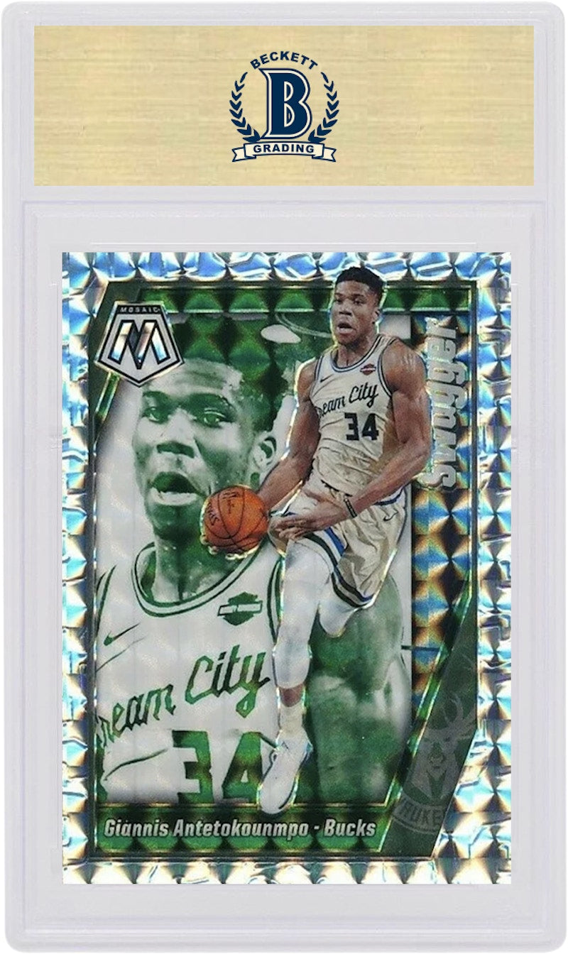 Giannis Antetokounmpo 2019 Panini Mosaic Swagger #9 (PSA or BGS Graded)