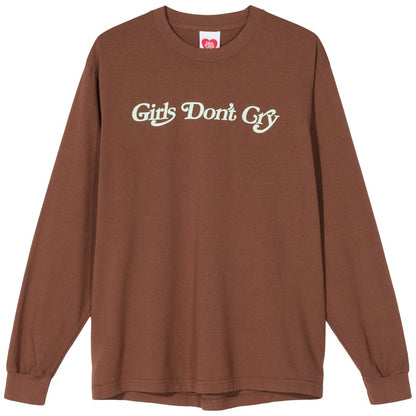 Girls Don't Cry Butterfly L/S T-shirt Brown