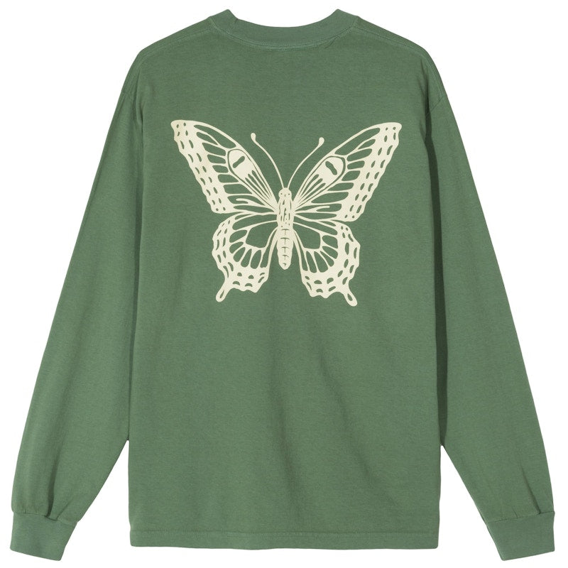 Girls Don't Cry Butterfly L/S T-shirt Forest