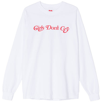 Girls Don't Cry Butterfly L/S T-shirt White