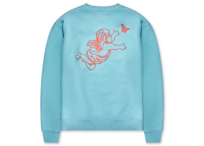 Girls Don't Cry GDC Angel Logo Crewneck Sweatshirt Blue Red