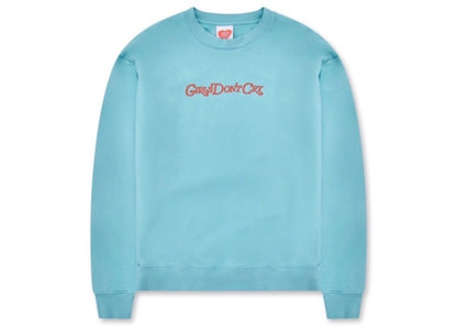 Girls Don't Cry GDC Angel Logo Crewneck Sweatshirt Blue Red