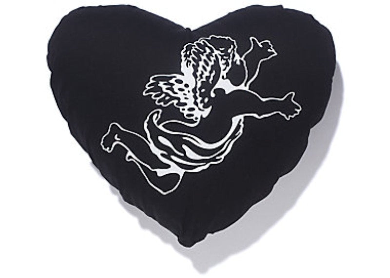 Girls Don't Cry GDC Angel Logo Pillow Black