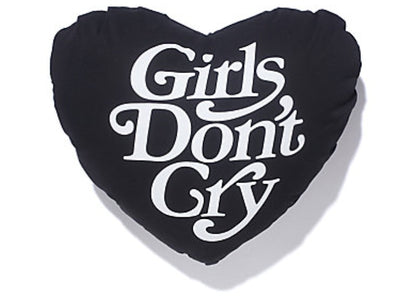 Girls Don't Cry GDC Angel Logo Pillow Black