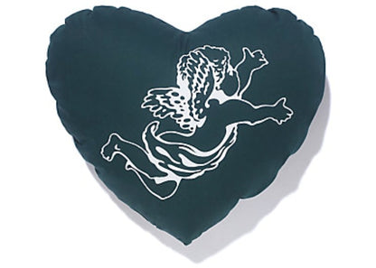 Girls Don't Cry GDC Angel Logo Pillow Green