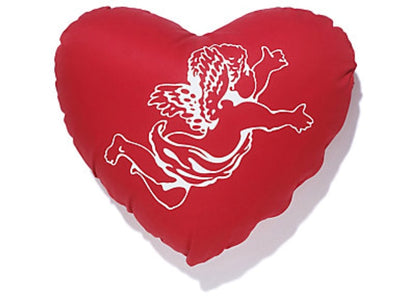 Girls Don't Cry GDC Angel Logo Pillow Red