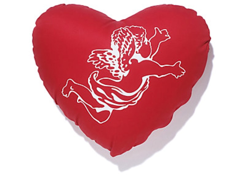 Girls Don't Cry GDC Angel Logo Pillow Red