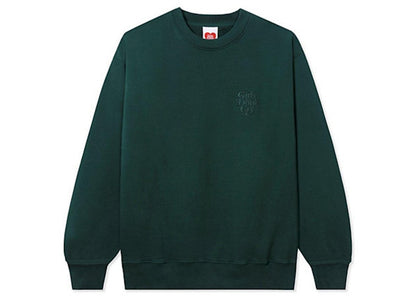 Girls Don't Cry GDC Logo Crewneck Sweatshirt Green