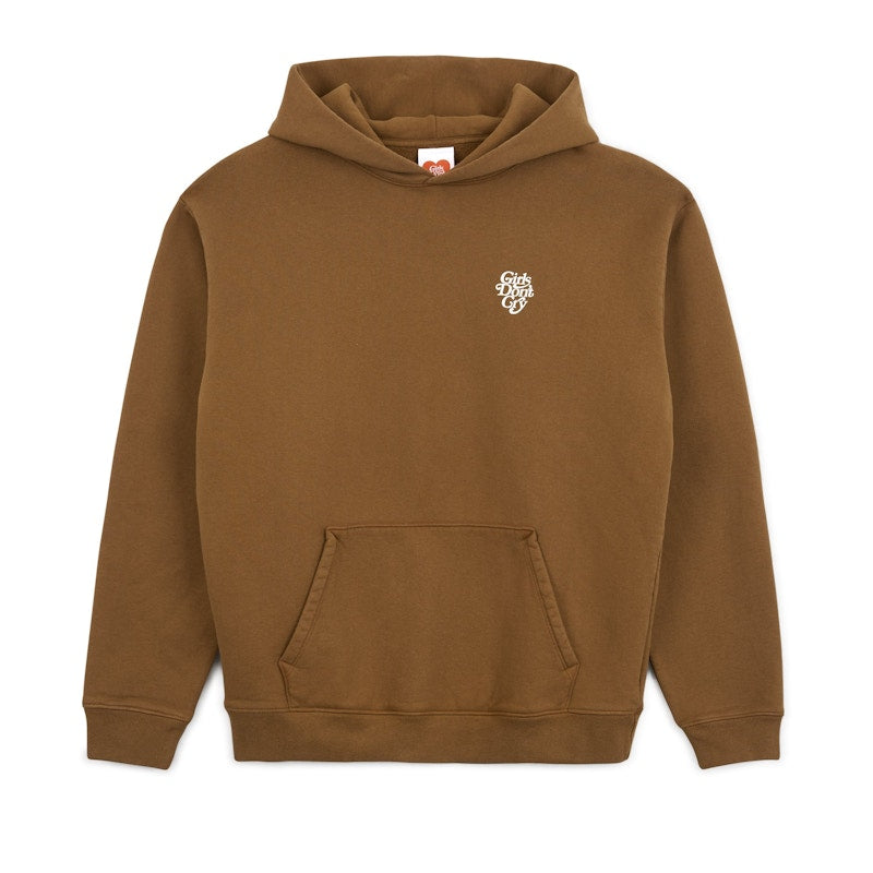 Girls Don't Cry GDC Logo Hoodie Brown