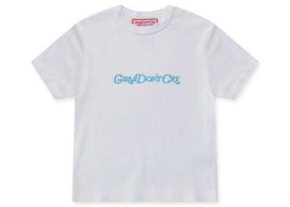Girls Don't Cry GDC Logo S/S T-Shirt White Blue