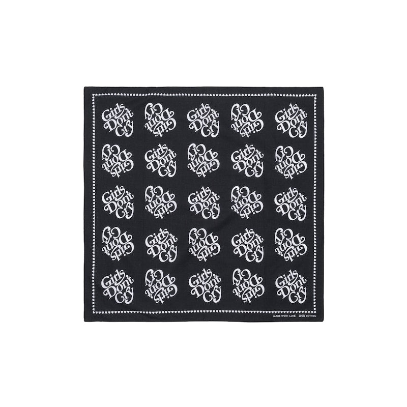 Girls Don't Cry Logo Bandana Black