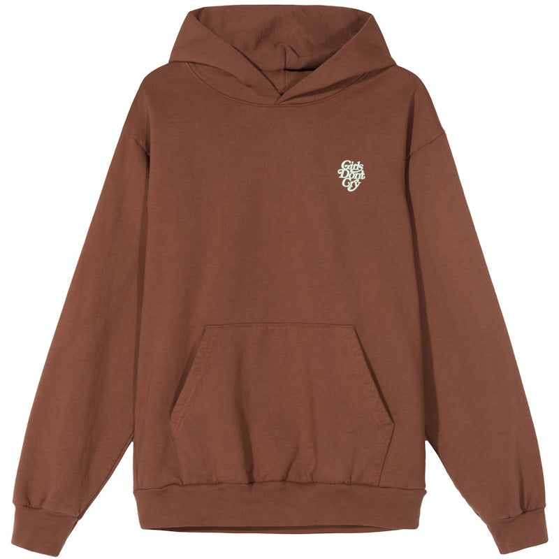 Girls Don't Cry Logo Hoody Brown