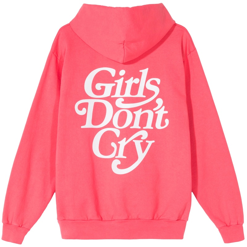 Girls Don't Cry Logo Hoody Pink