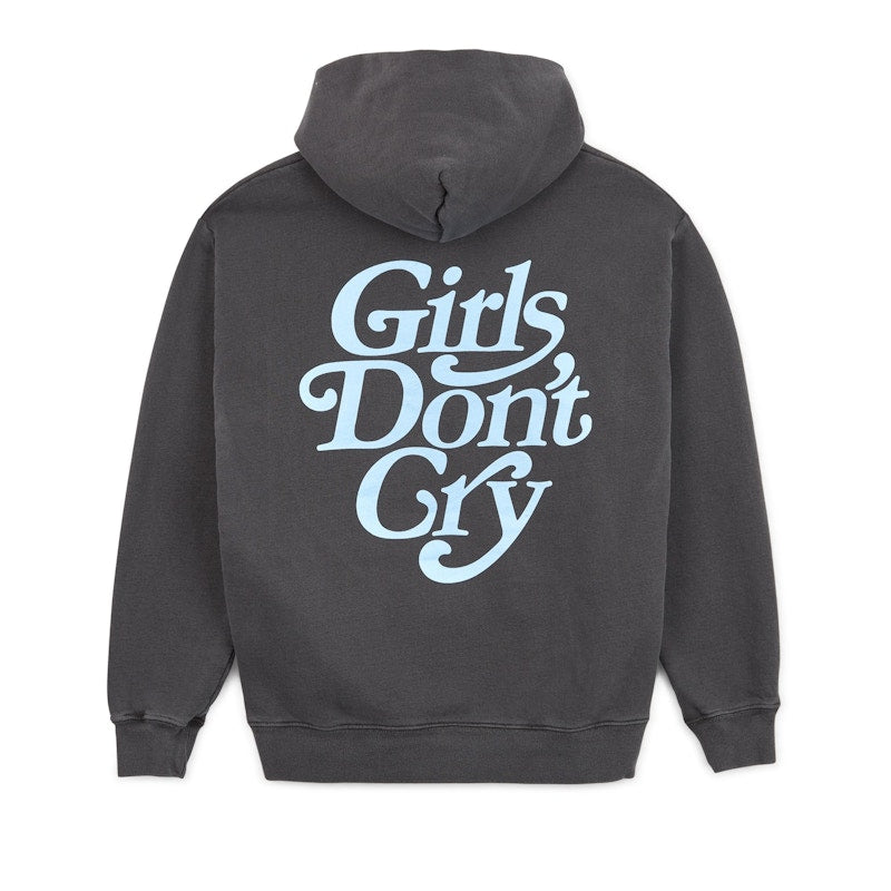 Girls Don't Cry Washed GDC Logo Hoodie Black/Blue