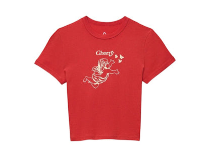 Girls Don't Cry x Cherry Angel Baby Tee Red