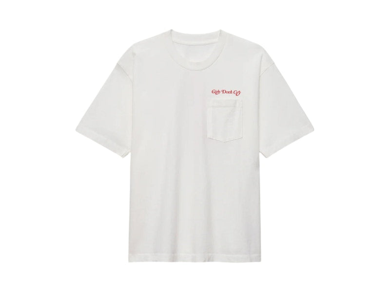 Girls Don't Cry x Cherry Angel Classic Pocket T-Shirt White
