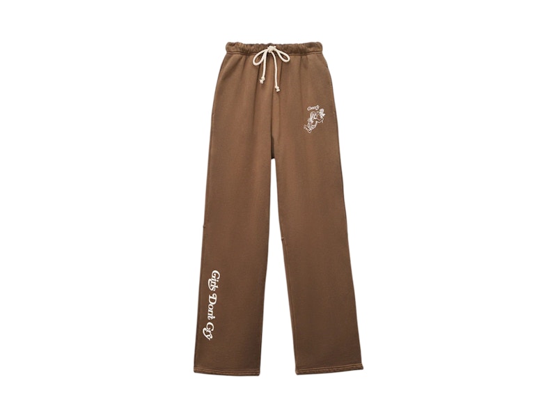 Girls Don't Cry x Cherry Angel Sweatpants Brown