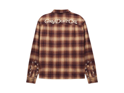 Girls Don't Cry x Cherry Western Flannel Shirt Brown
