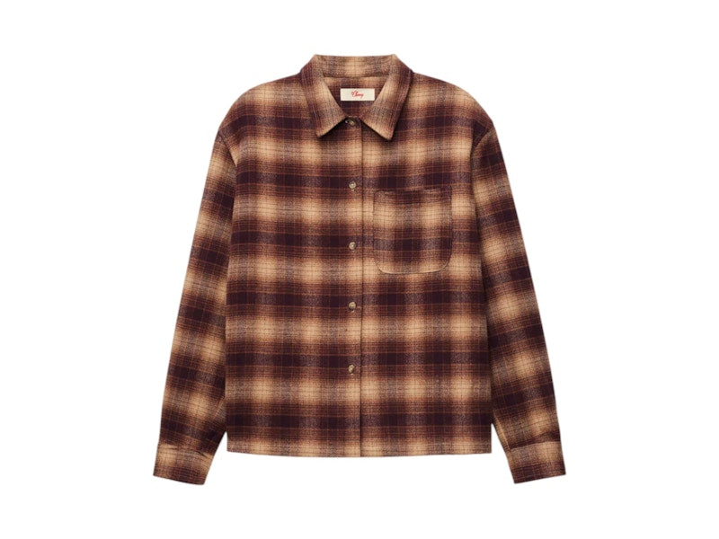 Girls Don't Cry x Cherry Western Flannel Shirt Brown