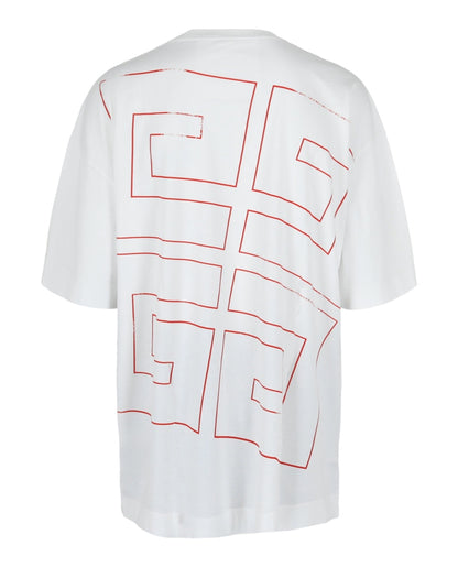 Givenchy 4G Cotton T-shirt White
