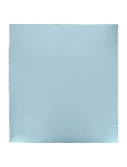 Givenchy 4G Jacquard Fringe Scarf Sky Blue