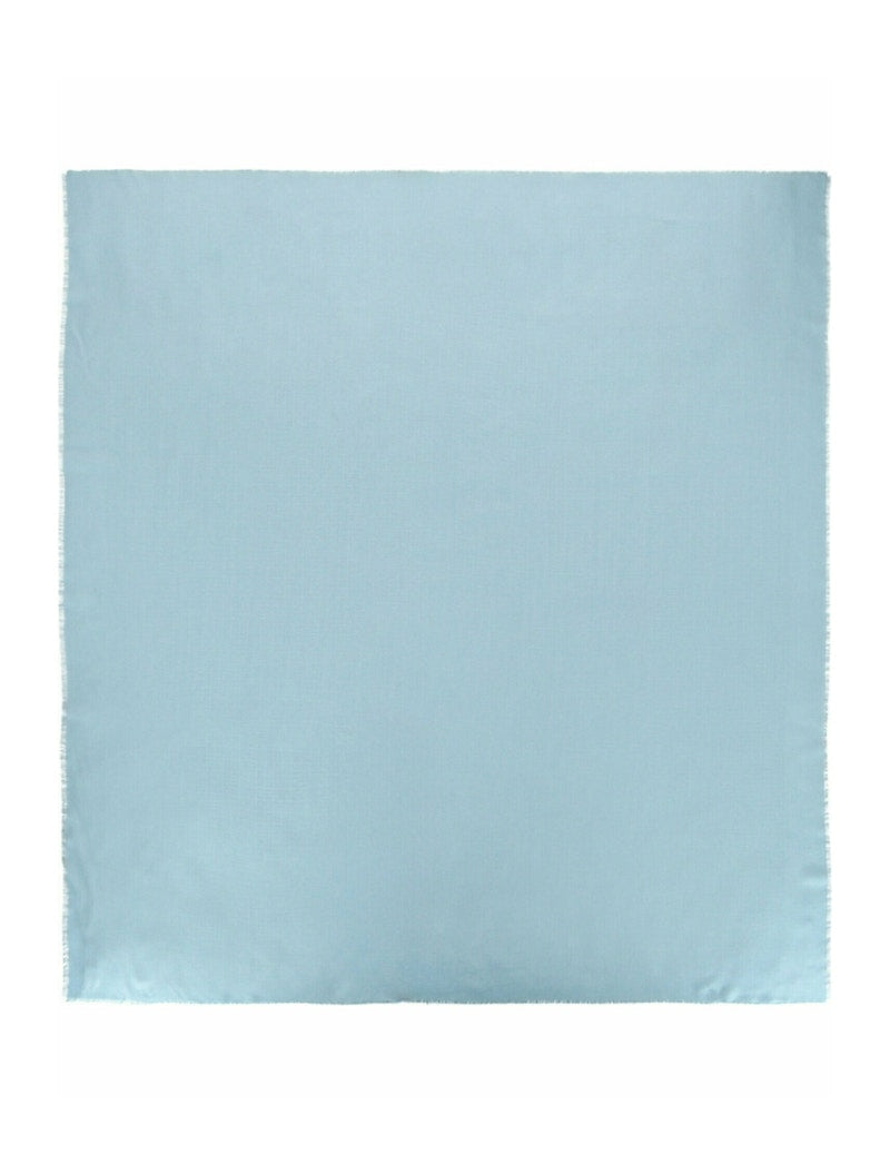 Givenchy 4G Jacquard Fringe Scarf Sky Blue