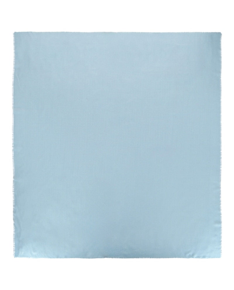 Givenchy 4G Jacquard Fringe Scarf Sky Blue