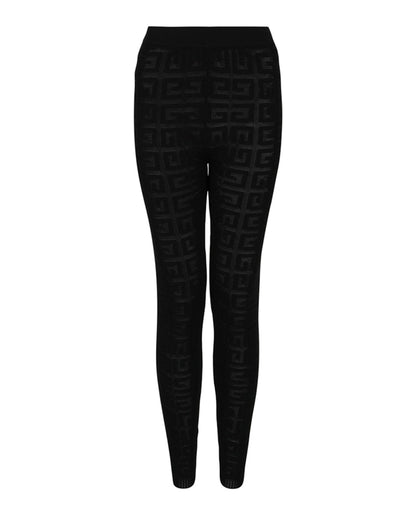 Givenchy 4G Jacquard Leggings Black
