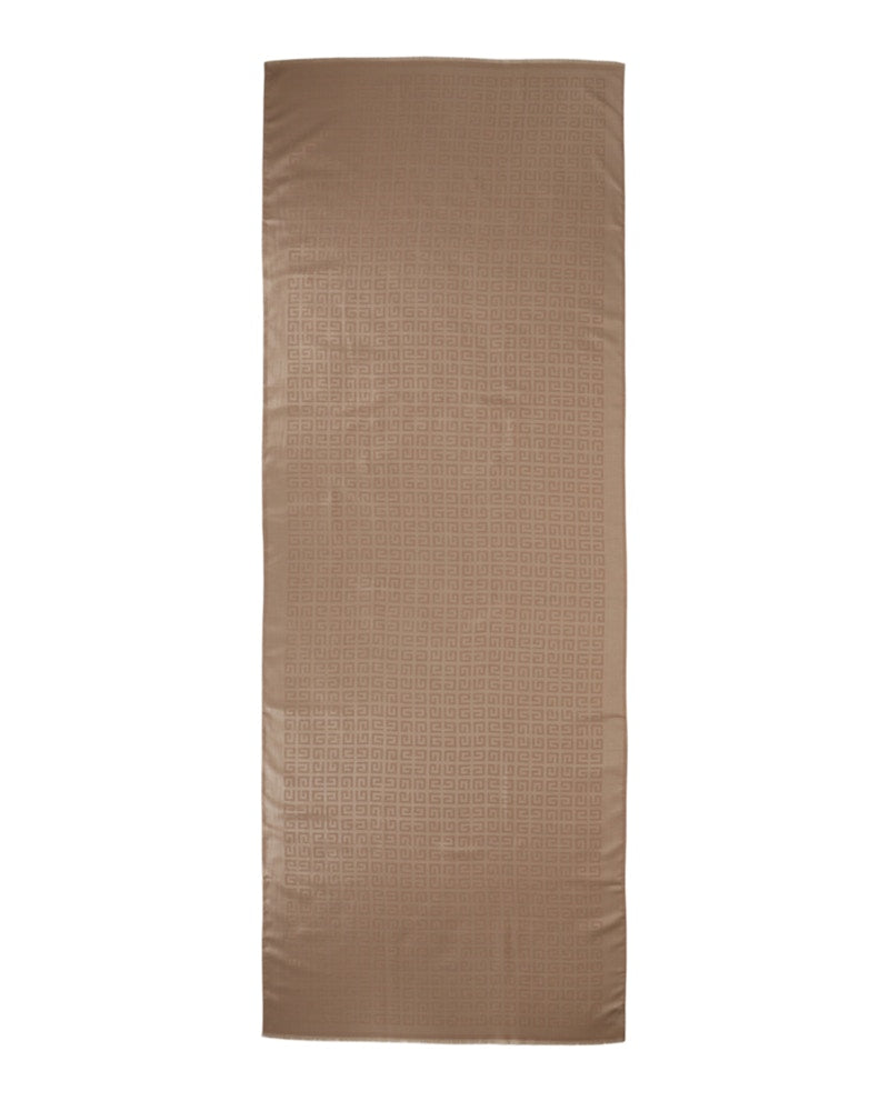 Givenchy 4G Logo Scarf Beige/Camel