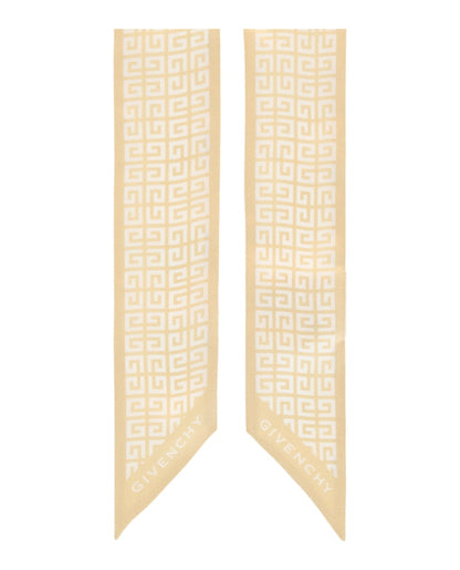 Givenchy 4G Logo Silk Bandeau Straw
