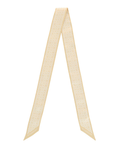 Givenchy 4G Logo Silk Bandeau Straw