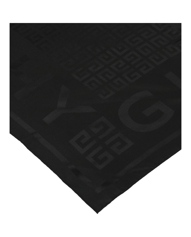 Givenchy 4G Logo Silk Shawl Black