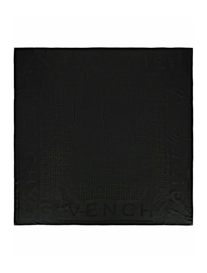Givenchy 4G Logo Silk Shawl Black