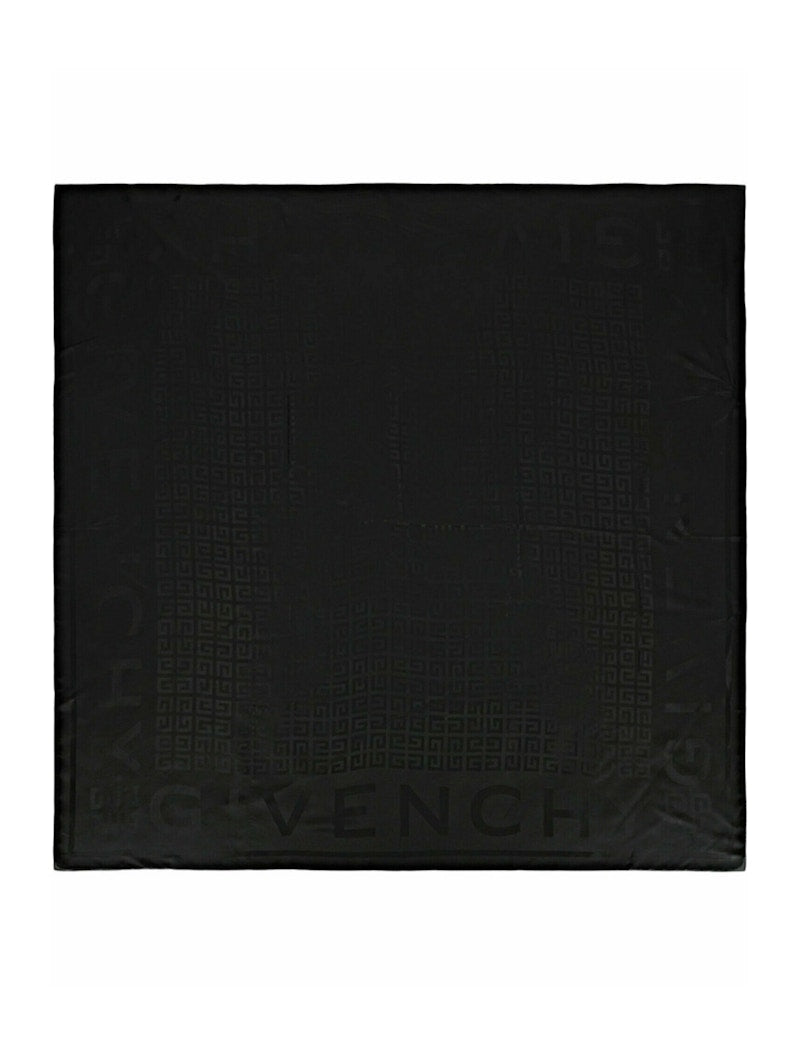 Givenchy 4G Logo Silk Shawl Black
