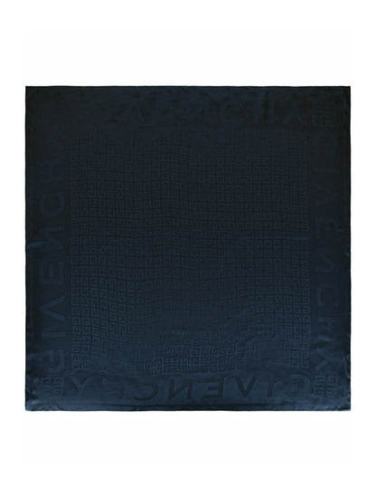 Givenchy 4G Logo Silk Shawl Navy