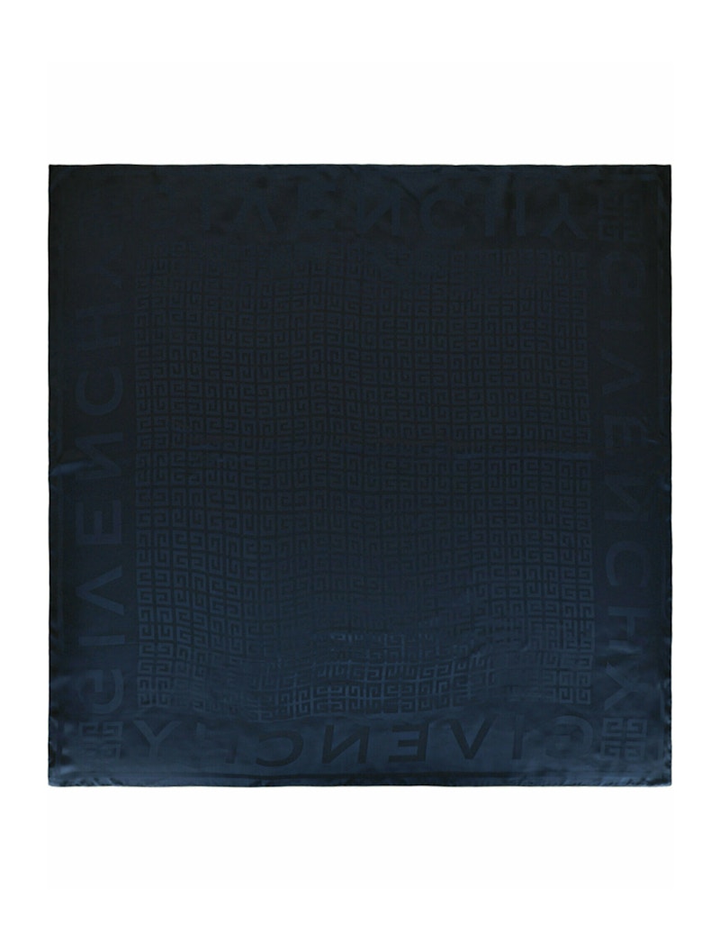 Givenchy 4G Logo Silk Shawl Navy