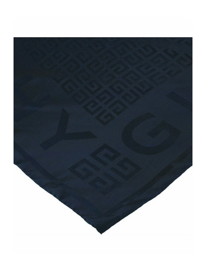 Givenchy 4G Logo Silk Shawl Navy