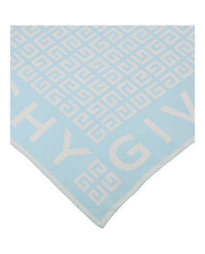 Givenchy 4G Logo Square Scarf Grey/Blue