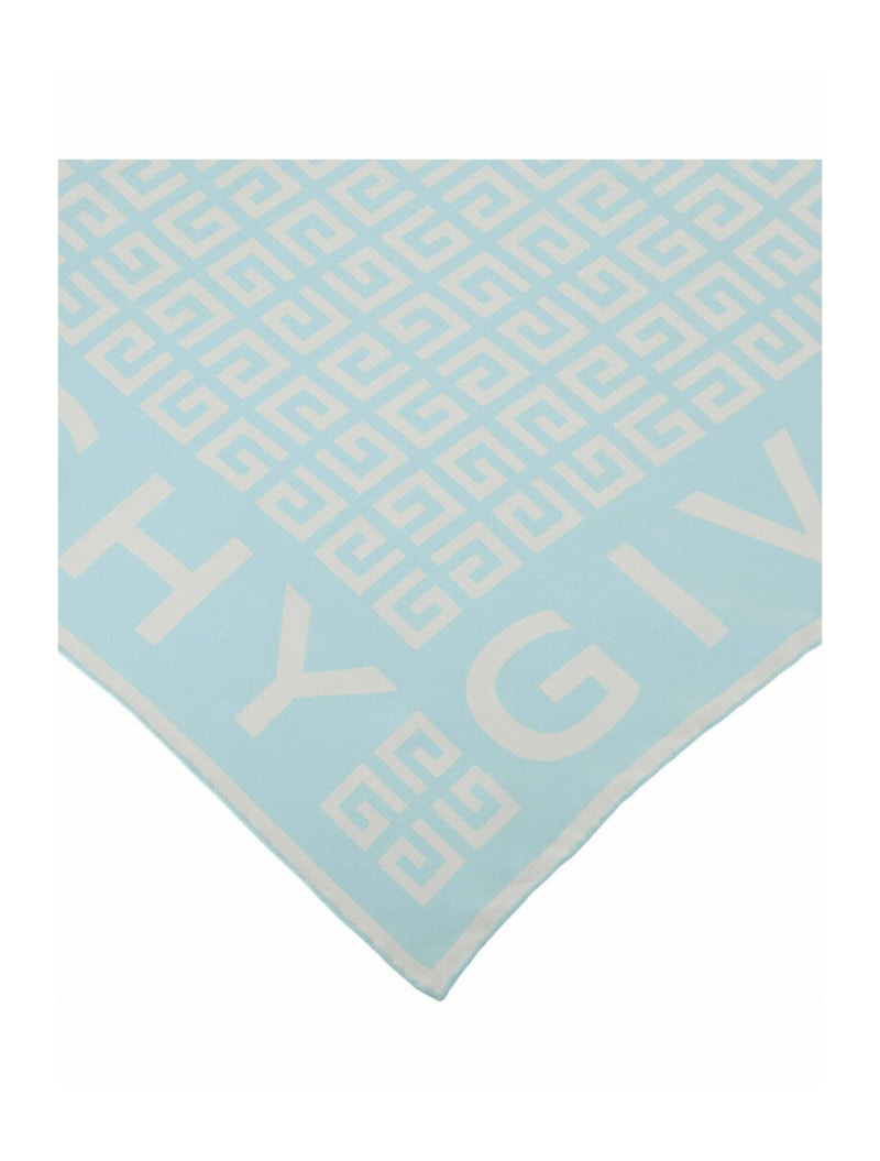 Givenchy 4G Logo Square Scarf Grey/Blue