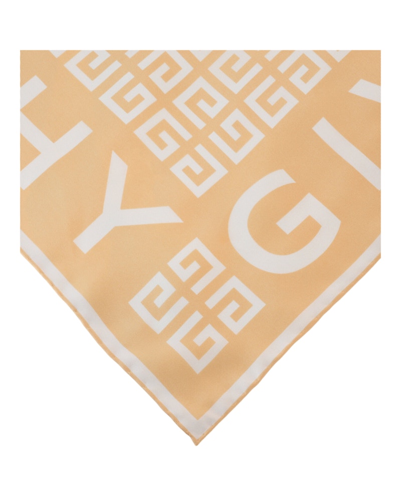 Givenchy 4G Logo Square Scarf Straw