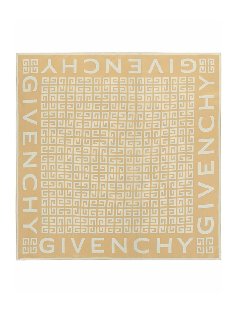 Givenchy 4G Logo Square Scarf Straw