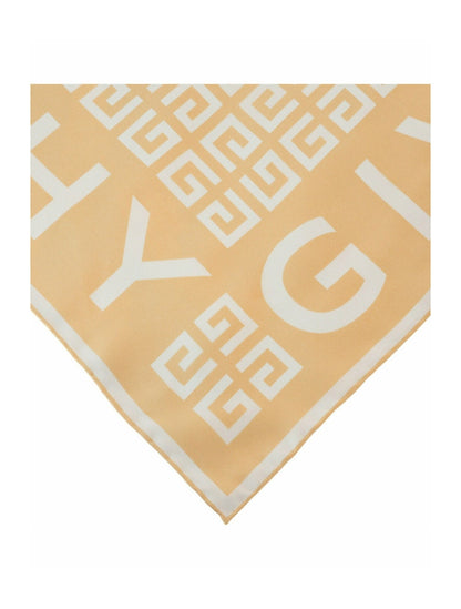 Givenchy 4G Logo Square Scarf Straw