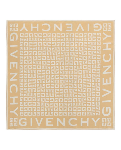 Givenchy 4G Logo Square Scarf Straw